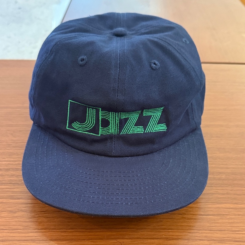 Weld Mfg Low Profile Navy/Green Strapback Hat, “TTL Jazz”